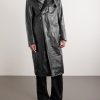 Mastodon Leather Trench Coat - FR Mastodon Leather Trench Coat - FR