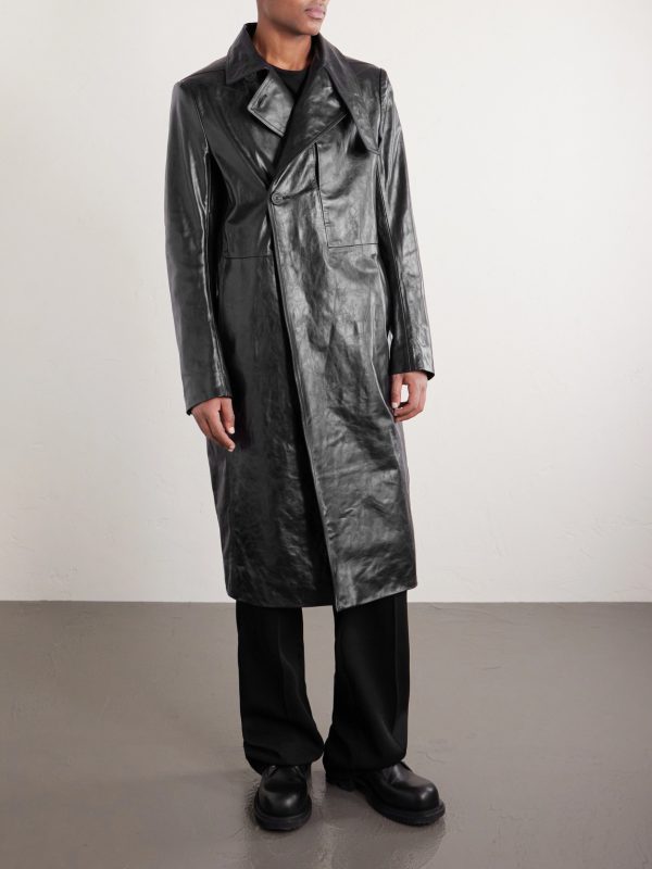 Mastodon Leather Trench Coat - FR Mastodon Leather Trench Coat - FR
