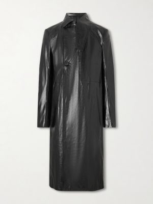 Mastodon Leather Trench Coat