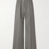 Bela Wide-Leg Wool Drawstring Trousers Bela Wide-Leg Wool Drawstring Trousers