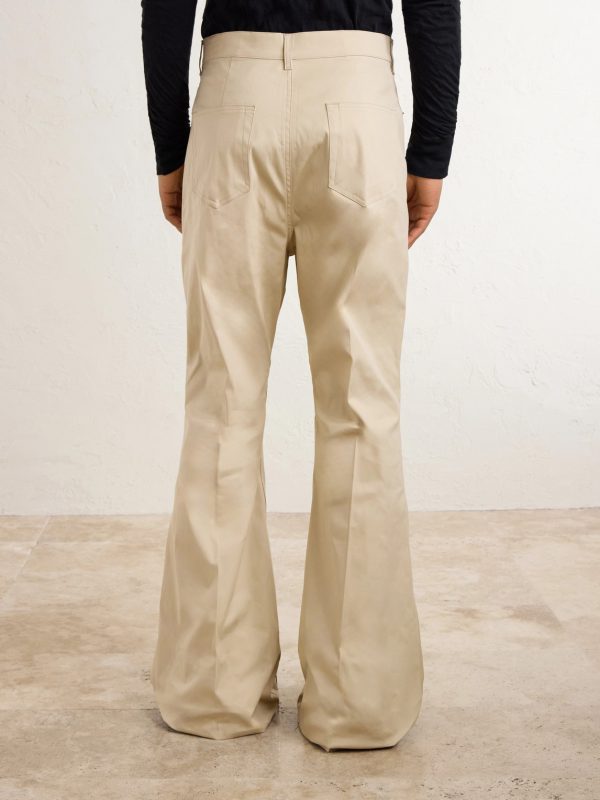 Bolan Bootcut Organic Cotton-Blend Trousers - BK