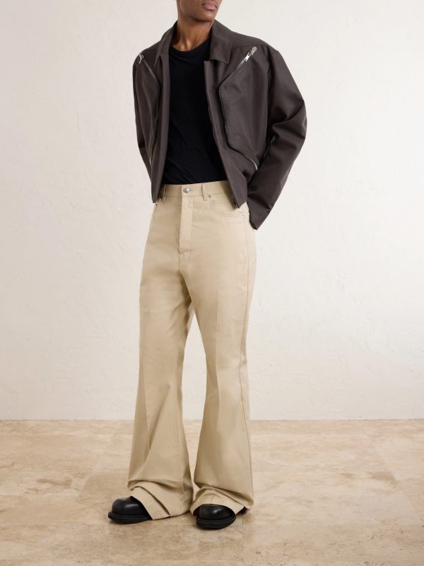 Bolan Bootcut Organic Cotton-Blend Trousers - OU