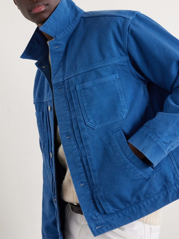 Textured-Cotton Jacket - CU Textured-Cotton Jacket - CU