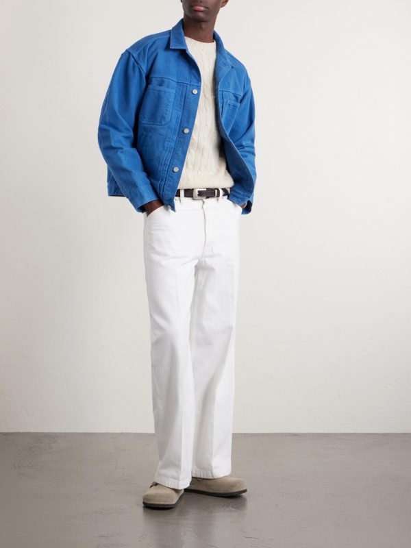 Textured-Cotton Jacket - OU Textured-Cotton Jacket - OU