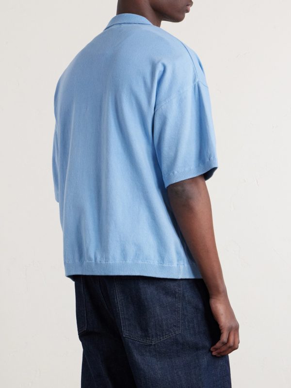 Knitted Polo Shirt - BK Knitted Polo Shirt - BK