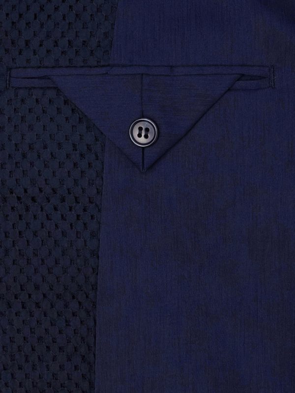 Textured Cotton Suit Jacket - E2 Textured Cotton Suit Jacket - E2