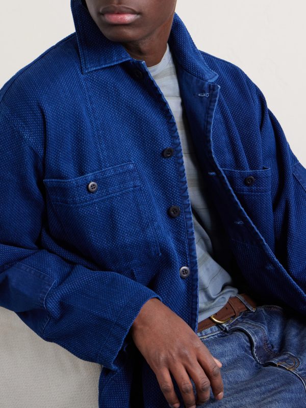 Textured-Cotton Overshirt - CU