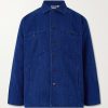 Textured-Cotton Overshirt