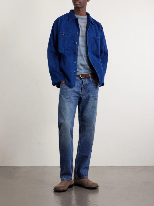Textured-Cotton Overshirt - OU