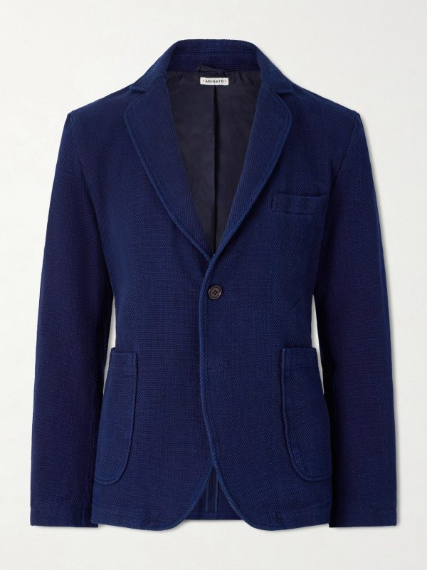 Sashiko Cotton-Piqué Blazer Sashiko Cotton-Piqué Blazer