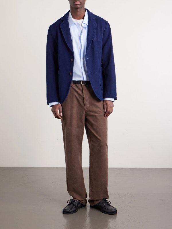 Sashiko Cotton-Piqué Blazer - OU Sashiko Cotton-Piqué Blazer - OU