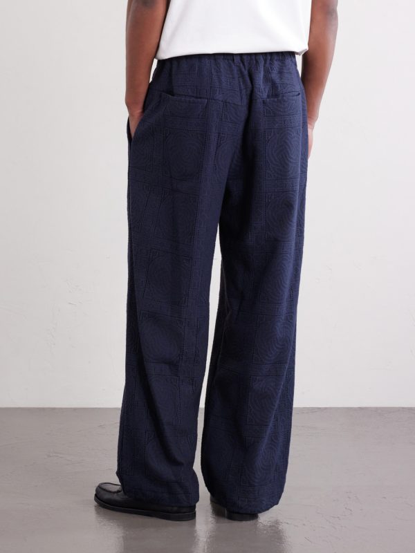 Straight-Leg Cotton-Blend Suit Trousers - BK