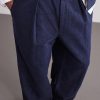 Straight-Leg Cotton-Blend Suit Trousers - CU