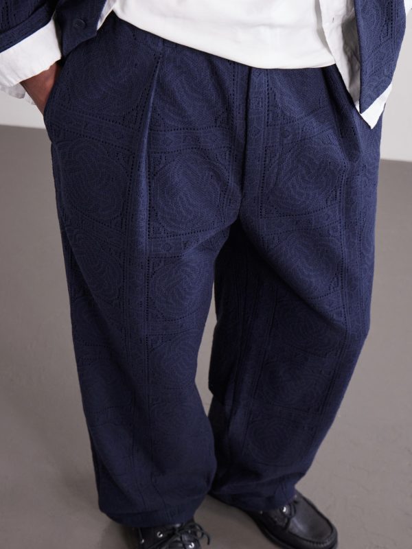 Straight-Leg Cotton-Blend Suit Trousers - CU