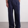 Straight-Leg Cotton-Blend Suit Trousers - FR