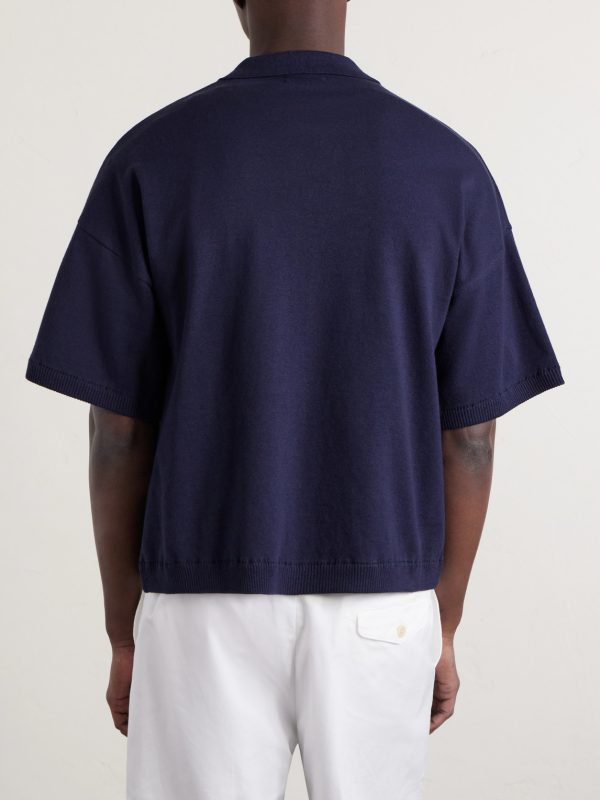 Knitted Polo Shirt - BK Knitted Polo Shirt - BK