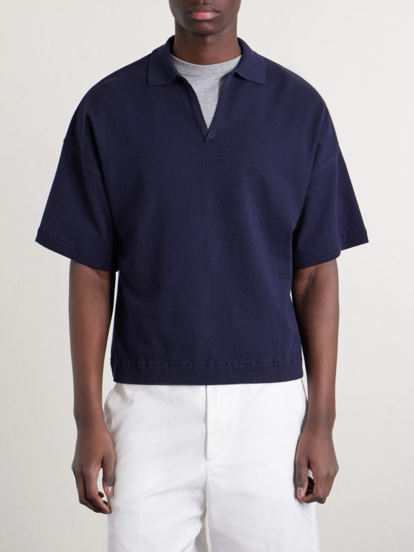 Knitted Polo Shirt - FR Knitted Polo Shirt - FR