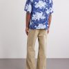 Sakura Kaza Convertible-Collar Woven Shirt - BK Sakura Kaza Convertible-Collar Woven Shirt - BK