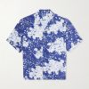Sakura Kaza Convertible-Collar Woven Shirt Sakura Kaza Convertible-Collar Woven Shirt