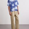 Sakura Kaza Convertible-Collar Woven Shirt - OU Sakura Kaza Convertible-Collar Woven Shirt - OU