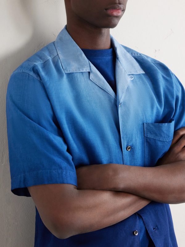 Camp-Collar Dégradé Woven Shirt - CU Camp-Collar Dégradé Woven Shirt - CU