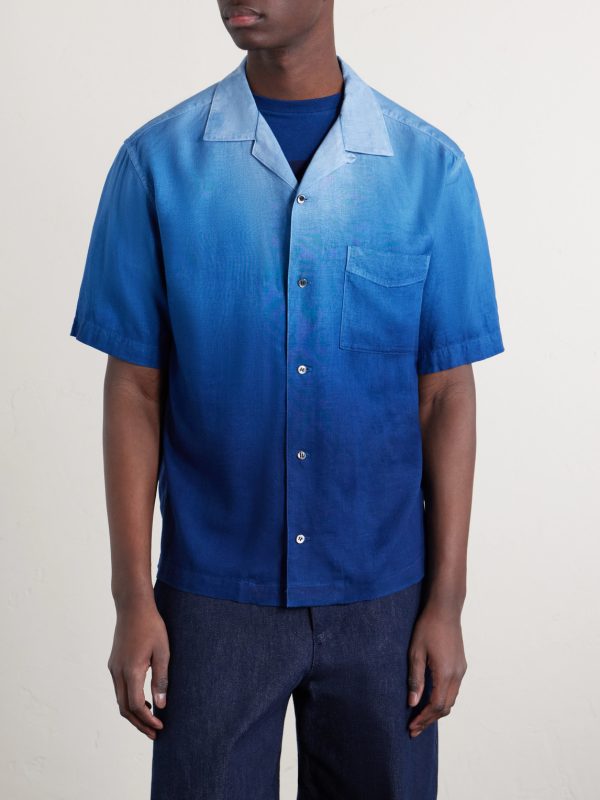 Camp-Collar Dégradé Woven Shirt - FR Camp-Collar Dégradé Woven Shirt - FR
