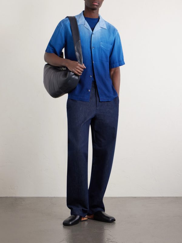 Camp-Collar Dégradé Woven Shirt - OU Camp-Collar Dégradé Woven Shirt - OU