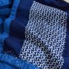 Nenrin Patchwork Cotton and Linen-Blend Blanket - CU