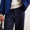 Nenrin Indigo-Dyed Patchwork Linen Blazer - E3