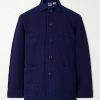 Logo-Appliquéd Sashiko Cotton-Piqué Jacket Logo-Appliquéd Sashiko Cotton-Piqué Jacket