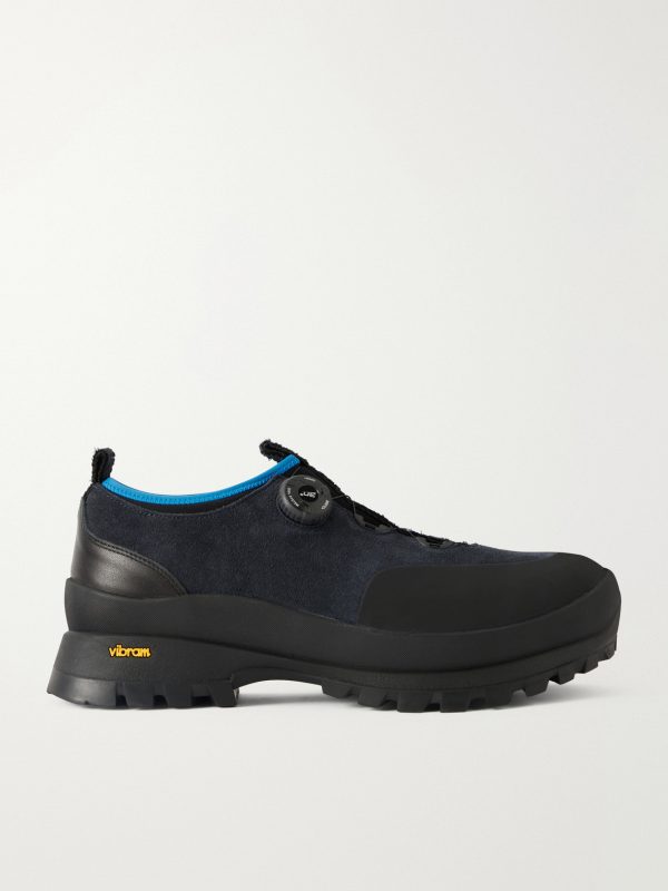+ PG Rubber-Trimmed Suede Sneakers