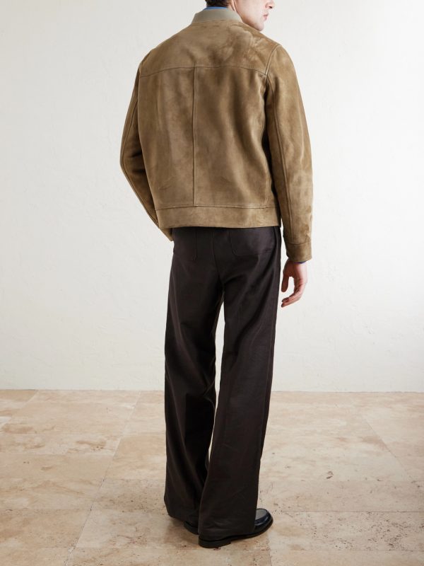 Suede Bomber Jacket - BK