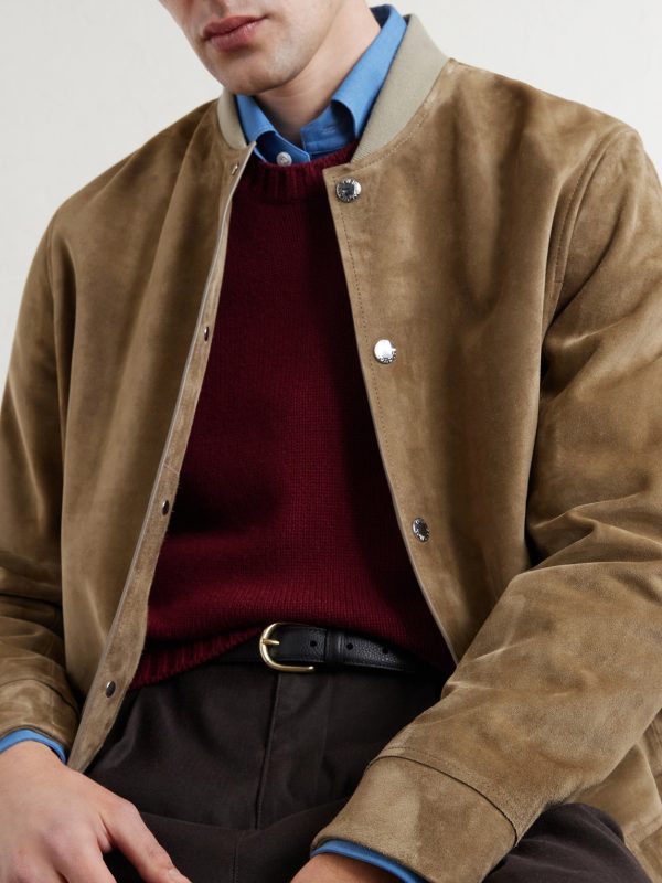 Suede Bomber Jacket - CU