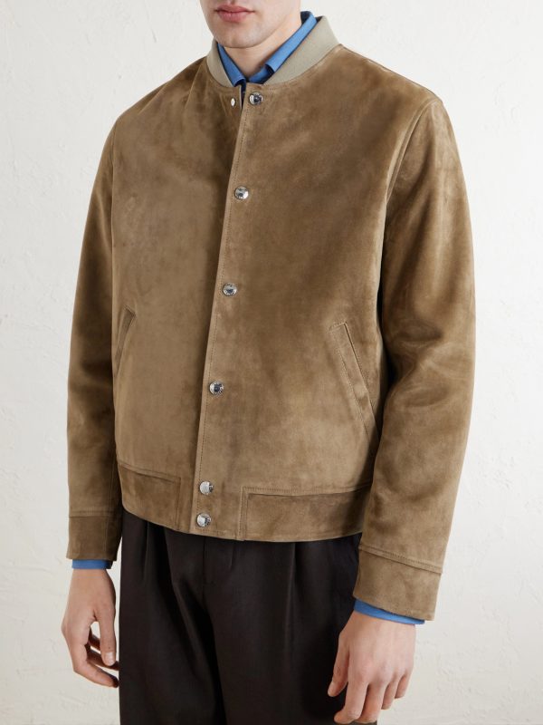 Suede Bomber Jacket - FR