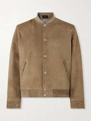 Suede Bomber Jacket Suede Bomber Jacket