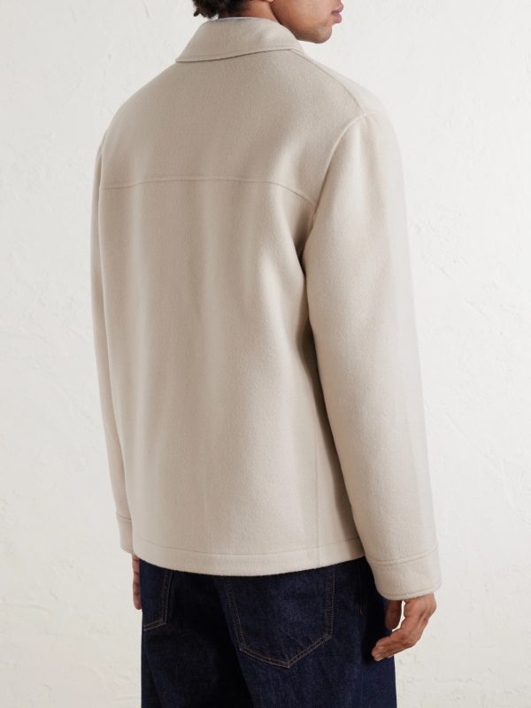 Wool and Cashmere-Blend Jacket - BK