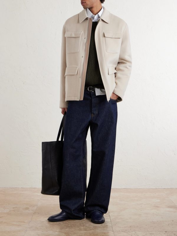 Wool and Cashmere-Blend Jacket - OU
