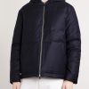 Virgin Wool and Silk-Blend Hooded Down Jacket - FR Virgin Wool and Silk-Blend Hooded Down Jacket - FR