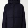 Virgin Wool and Silk-Blend Hooded Down Jacket Virgin Wool and Silk-Blend Hooded Down Jacket