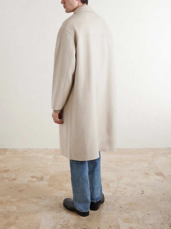 Wool and Cashmere-Blend Coat - BK Wool and Cashmere-Blend Coat - BK