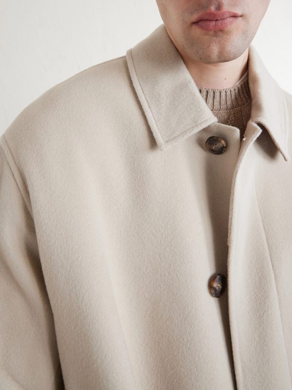 Wool and Cashmere-Blend Coat - CU Wool and Cashmere-Blend Coat - CU