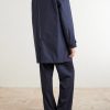 Cotton-Blend Gabardine Trench Coat - BK Cotton-Blend Gabardine Trench Coat - BK