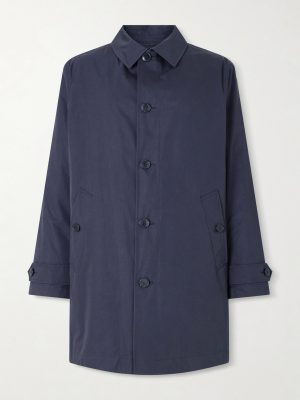 Cotton-Blend Gabardine Trench Coat Cotton-Blend Gabardine Trench Coat