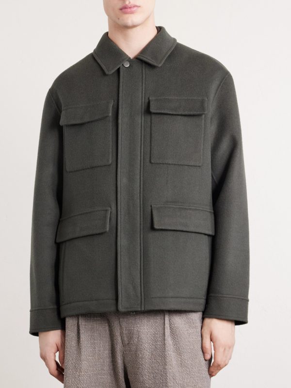 Wool and Cashmere-Blend Jacket - FR