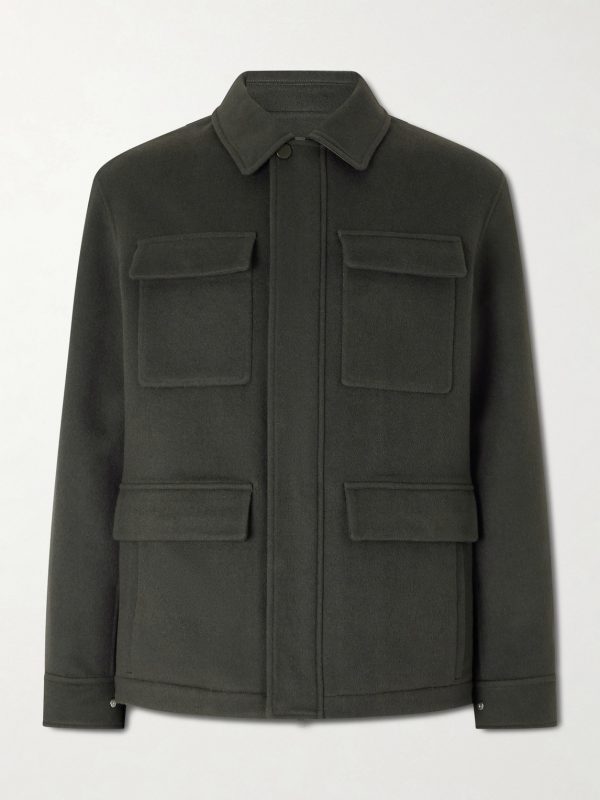 Wool and Cashmere-Blend Jacket