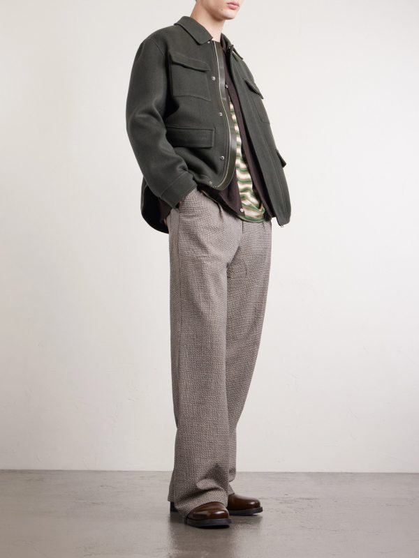 Wool and Cashmere-Blend Jacket - OU