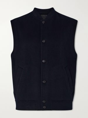 Wool and Cashmere-Blend Gilet
