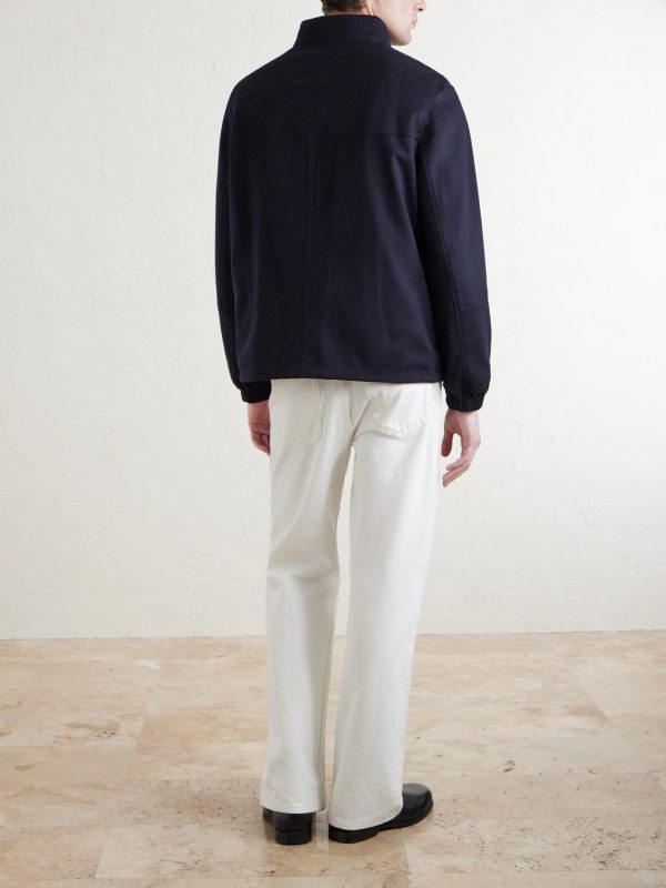 Reversible Shell, Wool and Cashemere-Blend Jacket - BK Reversible Shell, Wool and Cashemere-Blend Jacket - BK