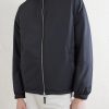 Reversible Shell, Wool and Cashemere-Blend Jacket - CU Reversible Shell, Wool and Cashemere-Blend Jacket - CU