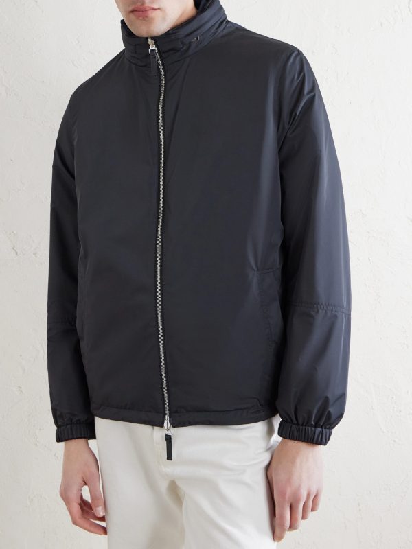 Reversible Shell, Wool and Cashemere-Blend Jacket - CU Reversible Shell, Wool and Cashemere-Blend Jacket - CU
